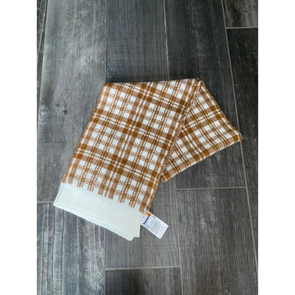 Timberland Buffalo Plaid Scarf 10" x 68"  Double Sided - Picture 3 of 5